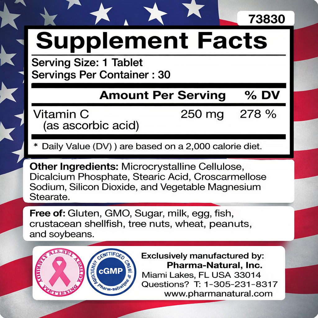 Vitamin C 250 mg 30 Tabs