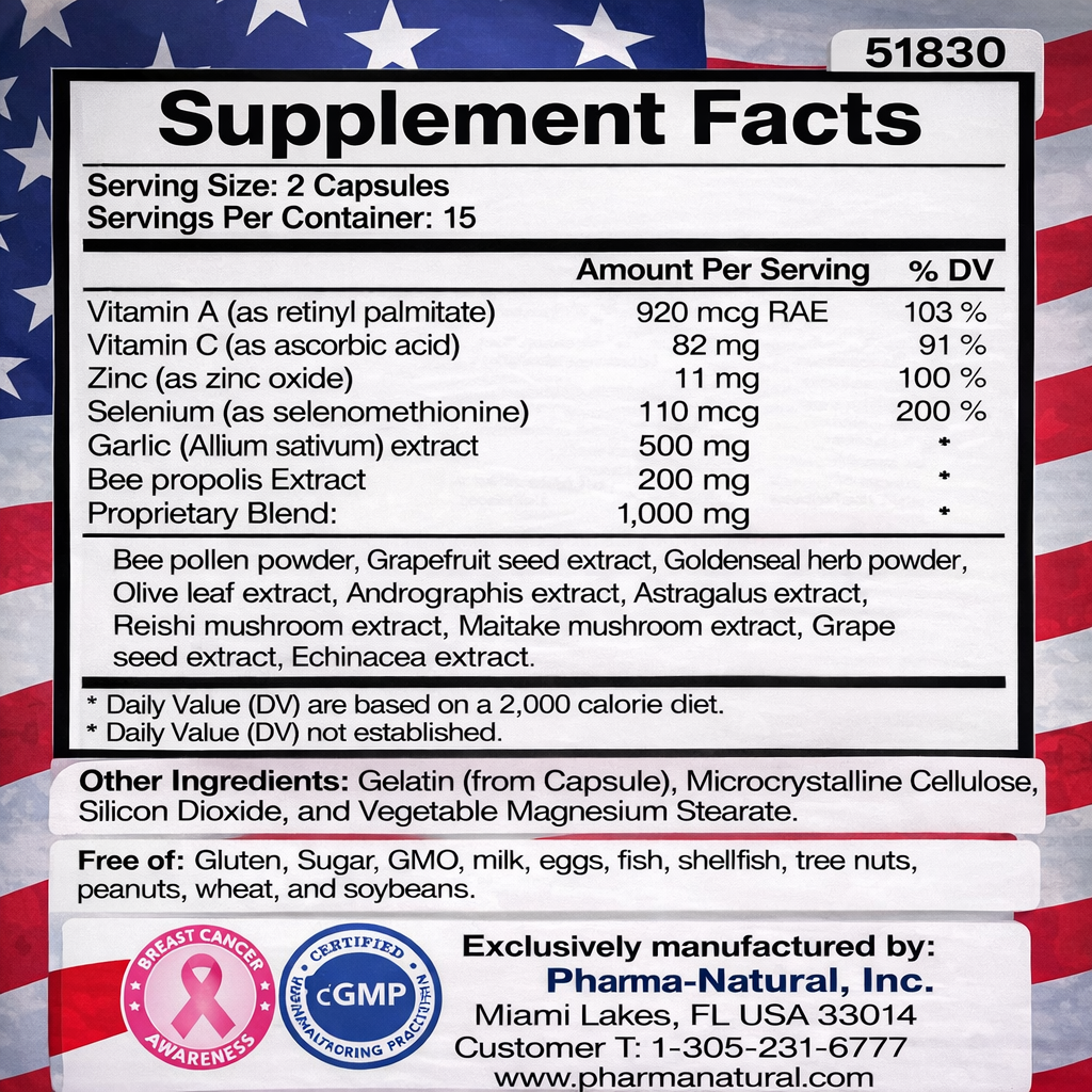 Cold & Flu Caps (30 Capsules)