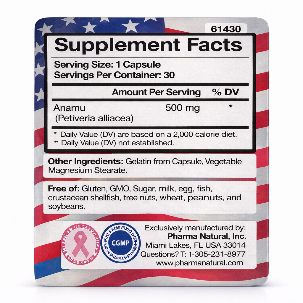 Anamu 500 mg (30 Capsules)